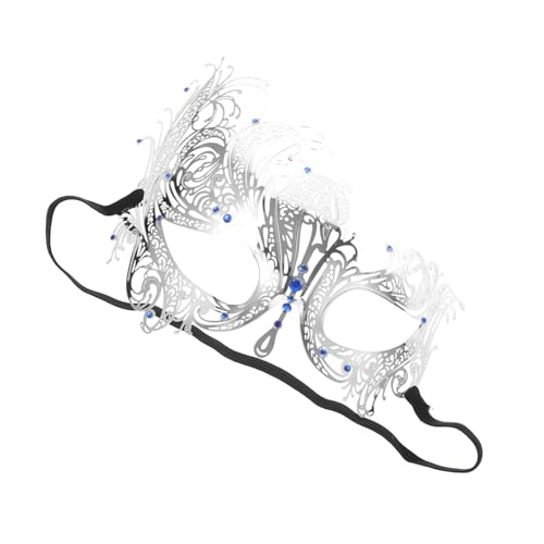 ROMISBABA Metallhälfte Damen Maskerade Party Elegantes Strass-design Für Halloween Cosplay Bühnenauftritt ROMISBABA Metallhälfte Damen Maskerade Party Elegantes Strass-design Für Halloween Cosplay Bühnenauftritt von ROMISBABA
