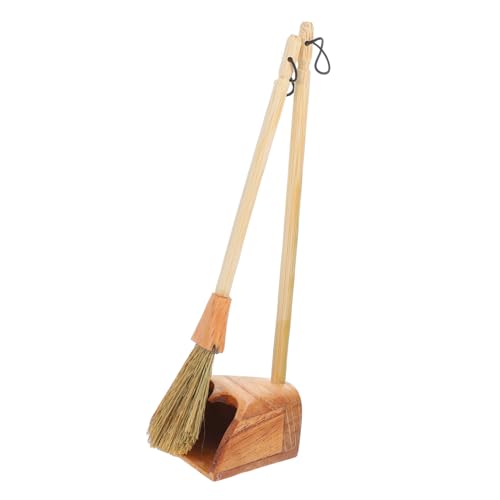 ROMISBABA Maßstab Holz Besen für DIY Miniaturzimmer Zubehör Fördert Kreativität Spielspaß ROMISBABA Maßstab Holz Besen für DIY Miniaturzimmer Zubehör Fördert Kreativität Spielspaß von ROMISBABA