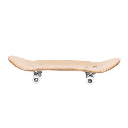 ROMISBABA Mini Fingertip Skateboard Ahornholz Langlebig Robust Kompakt Tragbar für Party Favors Indoor Outdoor Fingerboard von ROMISBABA