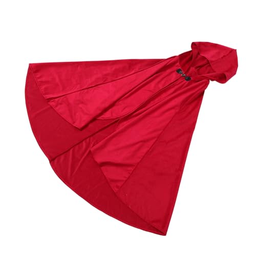 ROMISBABA Mittelalterlicher Renaissance Umhang mit Kapuze Weinroter Samt Cape für Halloween Party Unisex Kostüm für Cosplay Bühne und Festliche Veranstaltungen ROMISBABA Mittelalterlicher Renaissance Umhang mit Kapuze Weinroter Samt Cape für Halloween Party Unisex Kostüm für Cosplay Bühne und Festliche Veranstaltungen von ROMISBABA