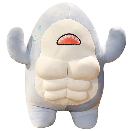 ROMISBABA Muskel Shark Plüschtier Kuscheliges Meeresbewohner Weiches Stofftier Kinderzimmer Dekoration zum und Einschlafen ROMISBABA Muskel Shark Plüschtier Kuscheliges Meeresbewohner Weiches Stofftier Kinderzimmer Dekoration zum und Einschlafen von ROMISBABA