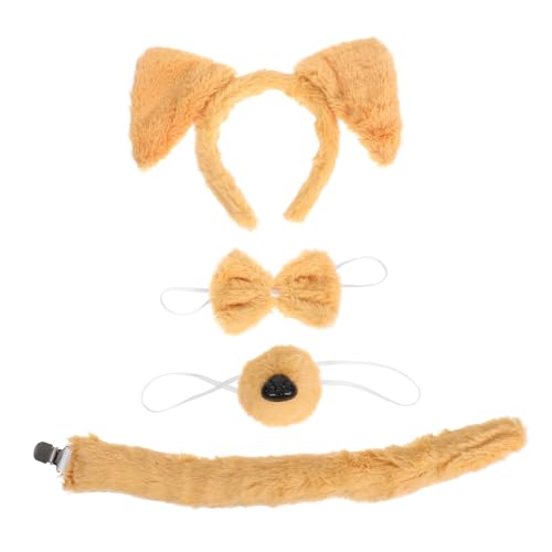 ROMISBABA Plüsch Hundeohren Stirnband und Set Cartoon Haarreif mit Spitzen Ohren und Hängendem Design Weiches Kostümzubehör für Frauen Tierisches Accessoire für Halloween Party und Cosplay ROMISBABA Plüsch Hundeohren Stirnband und Set Cartoon Haarreif mit Spitzen Ohren und Hängendem Design Weiches Kostümzubehör für Frauen Tierisches Accessoire für Halloween Party und Cosplay von ROMISBABA