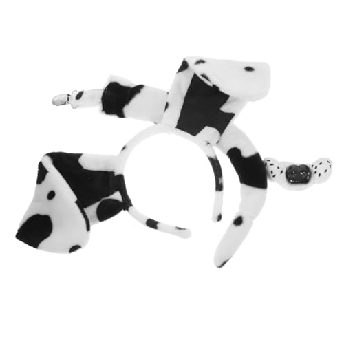 ROMISBABA Puppy Ohren Stirnband mit und Falscher Nase Leichtes Sicheres Cosplay Hundekostüm Zubehör für Party Karneval und Verkleidung Komfortabel und Dekorativ von ROMISBABA