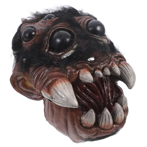 ROMISBABA Realistische Spinnenmaske Halloween Cosplay Maske mit Elastischem Band Atmungsaktiv Leicht Komfortabel für Damen und Herren für Party Fasching Maskerade und Fotoshootings von ROMISBABA