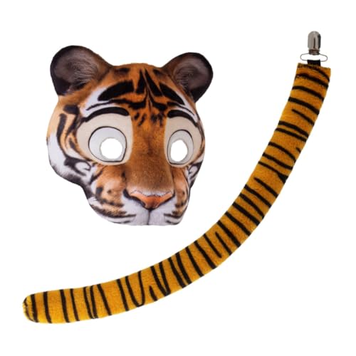 ROMISBABA Realistische Tiermaske mit Elastischem und für Cosplay Karneval Party Performance und Festlichkeiten ROMISBABA Realistische Tiermaske mit Elastischem und für Cosplay Karneval Party Performance und Festlichkeiten von ROMISBABA