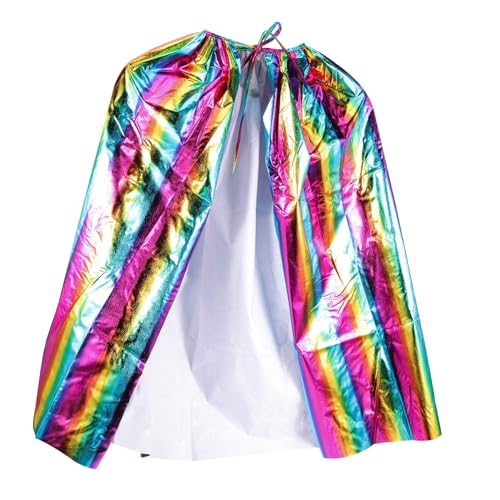 ROMISBABA Regenbogen Umhang für Exquisites Kostüm mit Stilvollem Design für Karneval Maskerade Fotoaktivitäten Helles Prop ROMISBABA Regenbogen Umhang für Exquisites Kostüm mit Stilvollem Design für Karneval Maskerade Fotoaktivitäten Helles Prop von ROMISBABA