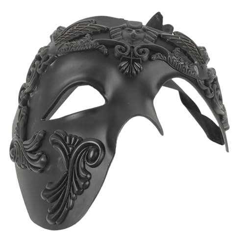 ROMISBABA Römische Soldaten Maske Masquerade Party Halloween Halbgesichtsmaske Herren Vintage Stil Leicht und Komfortabel für Karneval und Ball von ROMISBABA