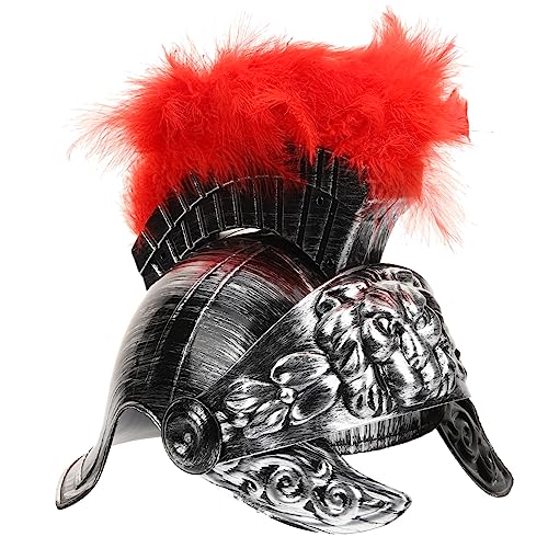 ROMISBABA Römischer Kriegerhelm mit Roten Federn Antikes Kostümzubehör für Erwachsene für Cosplay Halloween Schulveranstaltungen und Leicht und für Stundenlangen Tragekomfort ROMISBABA Römischer Kriegerhelm mit Roten Federn Antikes Kostümzubehör für Erwachsene für Cosplay Halloween Schulveranstaltungen und Leicht und für Stundenlangen Tragekomfort von ROMISBABA