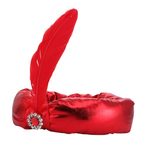 ROMISBABA Rotes Arabisches Halloween Kostüm Hut Langlebige Kopfbedeckung für Karneval Party und Verkleidung Kinderfreundlich und Modisch ROMISBABA Rotes Arabisches Halloween Kostüm Hut Langlebige Kopfbedeckung für Karneval Party und Verkleidung Kinderfreundlich und Modisch von ROMISBABA