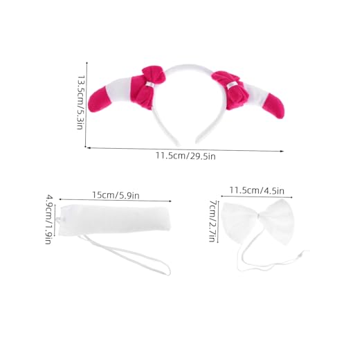 ROMISBABA Schaf Stirnband Niedliches Lamm Ohr Haarband aus Stoff und Kunststoff Bequemes Langlebiges Party accessoire für Märchen Kostüm und Bühnenauftritte Dekoratives Haarreif von ROMISBABA