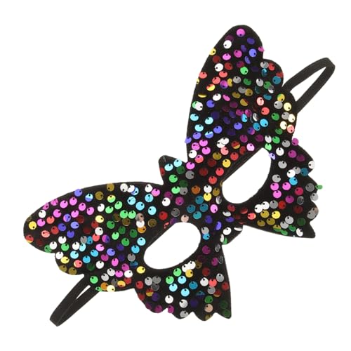 ROMISBABA Schmetterlingsmaske mit Pailletten und Spitze Vielseitige Venezianische Masquerade Maske für Damen Verstellbar für Halloween Karneval Cosplay und Party Dekorativ und Langlebig ROMISBABA Schmetterlingsmaske mit Pailletten und Spitze Vielseitige Venezianische Masquerade Maske für Damen Verstellbar für Halloween Karneval Cosplay und Party Dekorativ und Langlebig von ROMISBABA