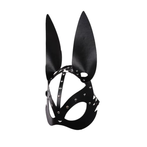ROMISBABA Schwarze Hasen Halbgesichts Cosplay Party für Halloween Karneval Ostern mit Bequemer und Hochwertiger Verarbeitung ROMISBABA Schwarze Hasen Halbgesichts Cosplay Party für Halloween Karneval Ostern mit Bequemer und Hochwertiger Verarbeitung von ROMISBABA