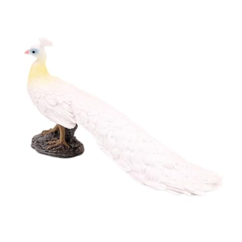 ROMISBABA Simulationsmodell Pfau wohnzimmerdeko bastelzeug Pfauen-Gartendekoration entzückende Pfauendekoration für Modell der frühen Bildung entzückende Pfauenstatue PVC Weiß ROMISBABA Simulationsmodell Pfau wohnzimmerdeko bastelzeug Pfauen-Gartendekoration entzückende Pfauendekoration für Modell der frühen Bildung entzückende Pfauenstatue PVC Weiß von ROMISBABA