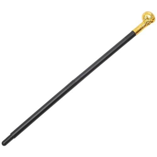 ROMISBABA Skull Scepter Halloween Requisit Kunststoffstab Goldener Schädel Teiliger Deko Zauberstab für Kostüm Cosplay Bühnenparty ROMISBABA Skull Scepter Halloween Requisit Kunststoffstab Goldener Schädel Teiliger Deko Zauberstab für Kostüm Cosplay Bühnenparty von ROMISBABA