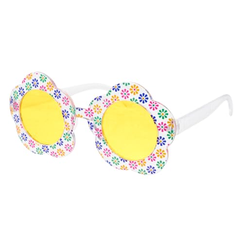 ROMISBABA Sonnenbrille mit Niedlichem Blumenprint Lustige Kunststoffbrille für Party Geburtstag Uv Schutz Leicht und Robust für Mädchen und Jungen Trendige Partybrillen von ROMISBABA