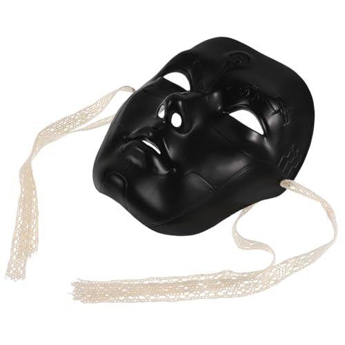 ROMISBABA Steampunk Full Face Maske Für Partys Schwarze Mechanische Cyborg -maske Für Halloween, Karnevalparty Und Cosplay -events ROMISBABA Steampunk Full Face Maske Für Partys Schwarze Mechanische Cyborg -maske Für Halloween, Karnevalparty Und Cosplay -events von ROMISBABA