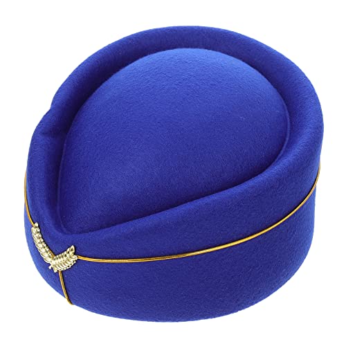 ROMISBABA Stewardess Hut für Cosplay Eleganter Hut für Kostümpartys Bühnenaufführungen Perfektes Accessoire für Airline ROMISBABA Stewardess Hut für Cosplay Eleganter Hut für Kostümpartys Bühnenaufführungen Perfektes Accessoire für Airline von ROMISBABA