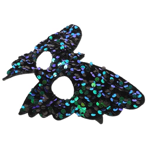 ROMISBABA Venetian Masquerade Schmetterlingsmaske Grün mit Pailletten Leichte Karneval Maske für Damen für Halloween Kostümparty Maskenball und Mardi Gras Accessoires von ROMISBABA
