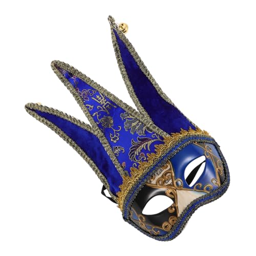 ROMISBABA Venezianische Maske Herren Kreative Halloween Kostüm Maske Blau Dreieckiges Design Maskerade Party Requisite Karneval Tanzveranstaltung ROMISBABA Venezianische Maske Herren Kreative Halloween Kostüm Maske Blau Dreieckiges Design Maskerade Party Requisite Karneval Tanzveranstaltung von ROMISBABA