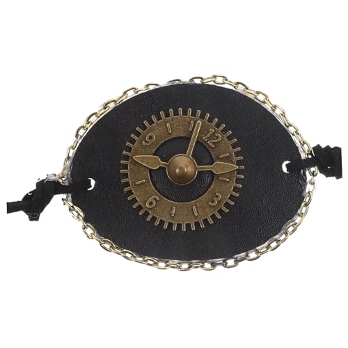 ROMISBABA Vintage Punk Einäugige Augenklappe Dekorative Augenbedeckung für Halloween Piratenkostüm Cosplay Party Zubehör für Erwachsene mit Komfort und Stabilem Sitz Zufällige Farbe ROMISBABA Vintage Punk Einäugige Augenklappe Dekorative Augenbedeckung für Halloween Piratenkostüm Cosplay Party Zubehör für Erwachsene mit Komfort und Stabilem Sitz Zufällige Farbe von ROMISBABA