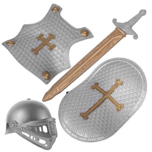 ROMISBABA Vintage mit Kunststoffschild Robust Bruchfest Angenehme für Spiel und Kostüm Geeignet für Jungen und Mädchen bei Mottopartys und Rollenspielen ROMISBABA Vintage mit Kunststoffschild Robust Bruchfest Angenehme für Spiel und Kostüm Geeignet für Jungen und Mädchen bei Mottopartys und Rollenspielen von ROMISBABA