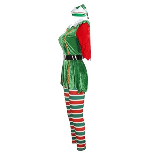 ROMISBABA Weihnachtliches Damen Kostüm Partyoutfit für Bühne Performance Cosplay Festliche Festival Kleidung Weihnachten ROMISBABA Weihnachtliches Damen Kostüm Partyoutfit für Bühne Performance Cosplay Festliche Festival Kleidung Weihnachten von ROMISBABA