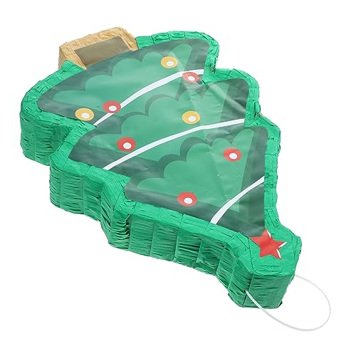ROMISBABA Weihnachtspinata Festival-Piñata Weihnachtsbaum Fiestas-Partydekoration Mini-Strumpfpinata Christbaumschmuck halloween pinata weihnachts party Piñata schmücken Pinata- Papier von ROMISBABA