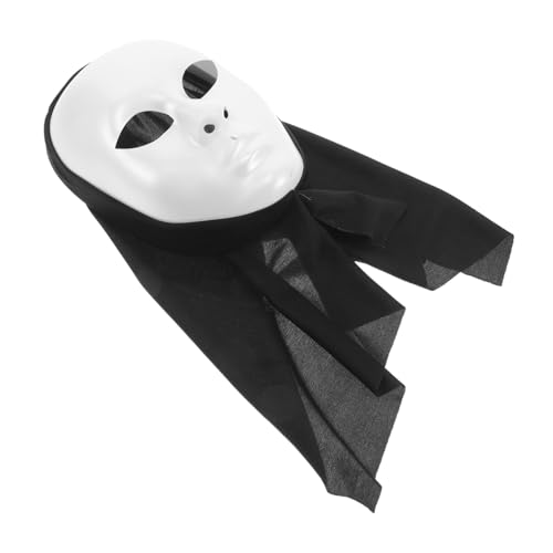 ROMISBABA Weiße Vollgesichtsmaske Halloween Party Masquerade Maske für Männer Frauen Realistische Details Bequemer Sitz Vielseitig für Street Dance Bühnenauftritte und Kostümveranstaltungen ROMISBABA Weiße Vollgesichtsmaske Halloween Party Masquerade Maske für Männer Frauen Realistische Details Bequemer Sitz Vielseitig für Street Dance Bühnenauftritte und Kostümveranstaltungen von ROMISBABA