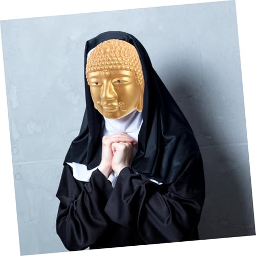 ROMISBABA Wiederverwendbare Buddha-gesichtsmaske Halloween Kostüm Maske Leicht Komfortabel Für Karneval Cosplay Party Zubehör Für Kulturfans Und Themenveranstaltungen ROMISBABA Wiederverwendbare Buddha-gesichtsmaske Halloween Kostüm Maske Leicht Komfortabel Für Karneval Cosplay Party Zubehör Für Kulturfans Und Themenveranstaltungen von ROMISBABA