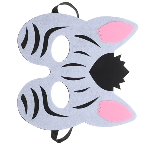 ROMISBABA Zebra Maske Cosplay Tiermaske mit Verstellbarem Gummiband Lustige Karneval Kostümmaske für Jungen Mädchen Bequemes und Sicheres Material für Halloween Maskerade und Themenparty ROMISBABA Zebra Maske Cosplay Tiermaske mit Verstellbarem Gummiband Lustige Karneval Kostümmaske für Jungen Mädchen Bequemes und Sicheres Material für Halloween Maskerade und Themenparty von ROMISBABA