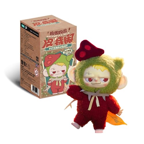 RONGCREATOR PiteNaught Mystery – Frecher Teufel 16 cm – 6 zum Sammeln (+1 Geheimnis), Plüschfigur mit PVC, originelle Geschenkidee, offizielles Produkt, ab 12 Jahren von RONGCREATOR