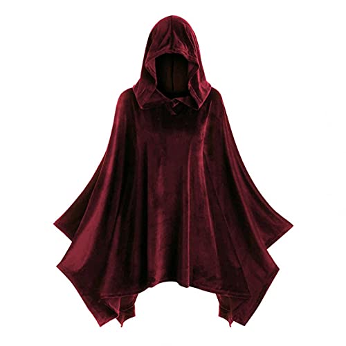 RONGbbppQ Kapuzenumhang Unisex Erwachsene Kapuzenumhang Lang Umhang Sensenmann Vampir Hexe Karneval Halloween Erwachsene Zauberer Kostüm Kapuzenumhang Mantel für Halloween Weihnachten Cosplay Kostüm Maskerade RONGbbppQ Kapuzenumhang Unisex Erwachsene Kapuzenumhang Lang Umhang Sensenmann Vampir Hexe Karneval Halloween Erwachsene Zauberer Kostüm Kapuzenumhang Mantel für Halloween Weihnachten Cosplay Kostüm Maskerade von RONGbbppQ