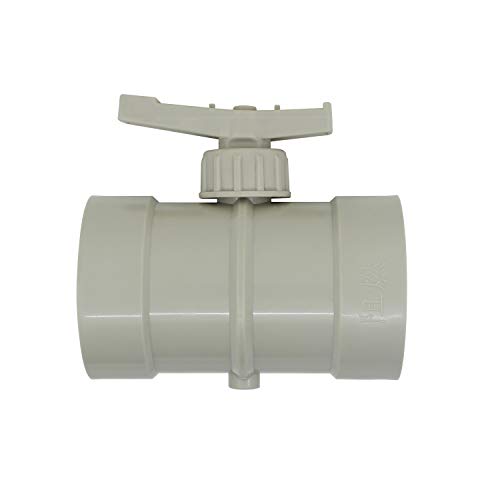 1 Stück PP - luftklappe 50 63 75 90 110 160 200 250 315 350 400 450 mm - drosselklappe lüftungsrohr absperrklappe lüftung (Innendurchmesser 200mm + Höhe 238) von ROOwarMer