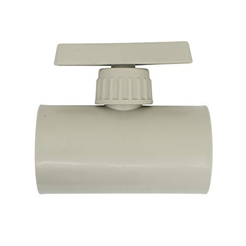 1 Stück PP - luftklappe 50 63 75 90 110 160 200 250 315 350 400 450 mm - drosselklappe lüftungsrohr absperrklappe lüftung (Innendurchmesser 50mm + Höhe 110) von ROOwarMer