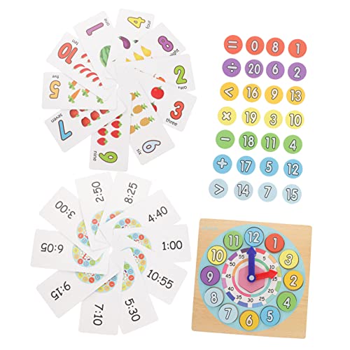 RORPOIR 1 Satz Digitale Uhr Geometrische Form Passende Spielzeuge Kleinkind-Puzzle Rätsel Kognitives Mentale Arithmetikspielzeug Der Hölzern RORPOIR 1 Satz Digitale Uhr Geometrische Form Passende Spielzeuge Kleinkind-Puzzle Rätsel Kognitives Mentale Arithmetikspielzeug Der Hölzern von RORPOIR