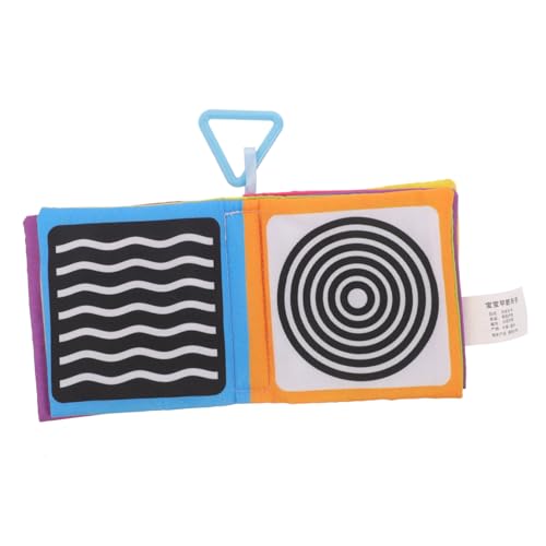 RORPOIR 1 Satz Funny Cloth Book für Kleinkinder Stoffbuch für Stimulation Knisterndes Zahnungshilfe Resistent gegen Reißen für Lange Nutzung von RORPOIR
