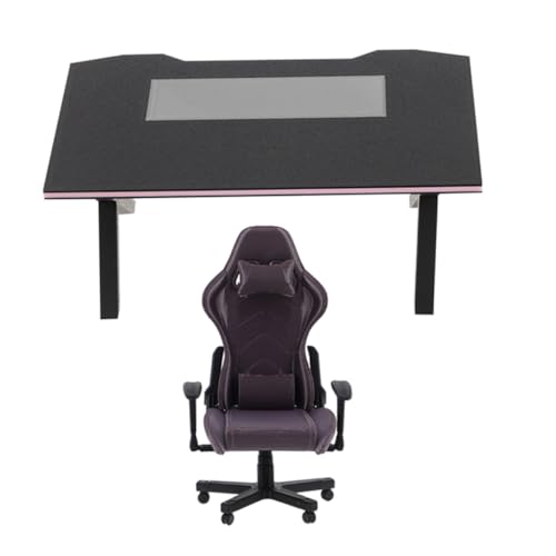 RORPOIR 1 Satz Mini E-Sporttisch und Stuhl Möbel Miniatur Dollhouse Chair kleine Stuhltischdekoration Puppenhaus Miniaturen Möbel Computerstuhl für Puppenstuben Spielzeugstuhl pla Schwarz RORPOIR 1 Satz Mini E-Sporttisch und Stuhl Möbel Miniatur Dollhouse Chair kleine Stuhltischdekoration Puppenhaus Miniaturen Möbel Computerstuhl für Puppenstuben Spielzeugstuhl pla Schwarz von RORPOIR