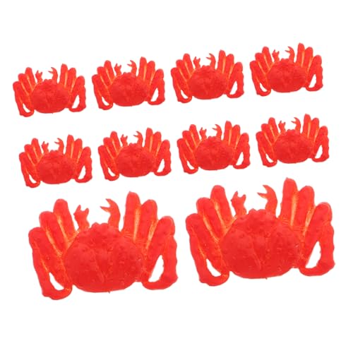RORPOIR 10 Stück Simulierte Krabbendekoration Realistisches Meeresfrüchtemodell Meerestier Lehrreich Gekochte Krabbe Künstliche Krabbe Für Die Küche Realistische Künstliche Krabbe RORPOIR 10 Stück Simulierte Krabbendekoration Realistisches Meeresfrüchtemodell Meerestier Lehrreich Gekochte Krabbe Künstliche Krabbe Für Die Küche Realistische Künstliche Krabbe von RORPOIR