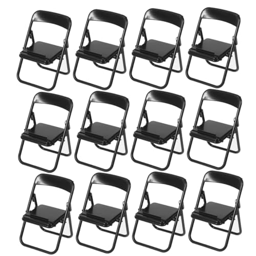 RORPOIR 15 Stück Teiliges Mini Klappstuhl Kreativer Miniatur Stuhl als Praktischer Handyhalter Stabiler Mobiler Telefonständer Geeignet für Puppenhaus Dekoration und Alltagsgebrauch RORPOIR 15 Stück Teiliges Mini Klappstuhl Kreativer Miniatur Stuhl als Praktischer Handyhalter Stabiler Mobiler Telefonständer Geeignet für Puppenhaus Dekoration und Alltagsgebrauch von RORPOIR