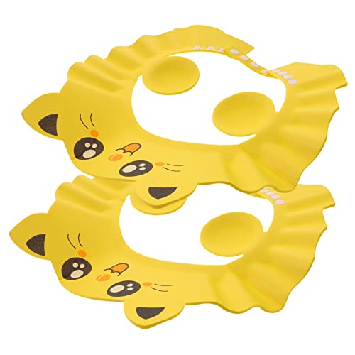 RORPOIR Adjustable Duschhaube wasserdichte Badekappen Zum Haare Waschen Shampoo Schutz Für Jungen Und ädchen von RORPOIR