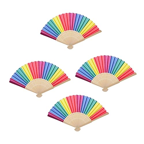 RORPOIR 4 Stück Regenbogen Knochenfächer Buntes Kinderspielzeug Faltbarer Handfächer Regenbogen Vintage Fächer Schmuckfächer Tragbar Regenbogen Fotografie Requisite Tanz RORPOIR 4 Stück Regenbogen Knochenfächer Buntes Kinderspielzeug Faltbarer Handfächer Regenbogen Vintage Fächer Schmuckfächer Tragbar Regenbogen Fotografie Requisite Tanz von RORPOIR