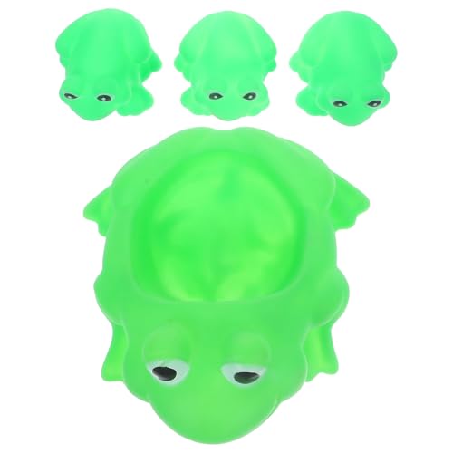 RORPOIR 4 Stück Teiliges Frosch Badewannenspielzeug Set Lustige und Lehrreiche Froschspielzeuge für Badewanne und Dusche Fördert Kreativität und Eltern Junge Mädchen Bindung von RORPOIR