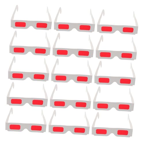 RORPOIR 50 Stück Fun Brillen für Erwachsene Rote Sonnenbrillen für Filme Partys und Besondere Anlässe Ergonomisches Design für Maximalen Tragekomfort Einzigartiges Seherlebnis RORPOIR 50 Stück Fun Brillen für Erwachsene Rote Sonnenbrillen für Filme Partys und Besondere Anlässe Ergonomisches Design für Maximalen Tragekomfort Einzigartiges Seherlebnis von RORPOIR