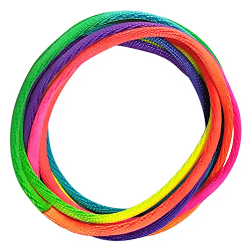 RORPOIR 6 Stück Teiliges Finger String Spielset Bunte Geflochtene Nylon Seile Multifunktionales Fingerspielzeug Konzentration und Kreativität für Geburtstags Mitgebsel RORPOIR 6 Stück Teiliges Finger String Spielset Bunte Geflochtene Nylon Seile Multifunktionales Fingerspielzeug Konzentration und Kreativität für Geburtstags Mitgebsel von RORPOIR