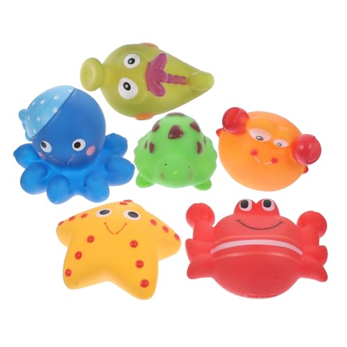 RORPOIR 6st Badespielzeug Für Babys Kinderspielzeug Cartoon- Lustige Spielsachen Cartoon-Tiere-badespielzeug Badewannenspielzeug Für Badespielzeug Für Kleinkinder 1-3 Vinyl RORPOIR 6st Badespielzeug Für Babys Kinderspielzeug Cartoon- Lustige Spielsachen Cartoon-Tiere-badespielzeug Badewannenspielzeug Für Badespielzeug Für Kleinkinder 1-3 Vinyl von RORPOIR