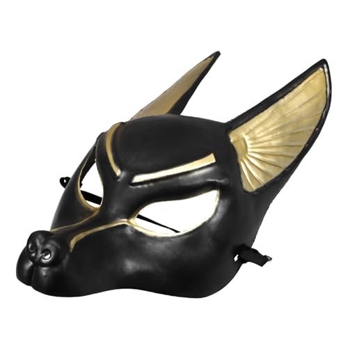 RORPOIR Anubis Maske Ballmasken Halloween Kunststoffmaske Halloween Zubehör Cosplay Masken Vintage Antike Masken Maskerade Masken Retro Maske Retro Cosplay Maske Kostümmasken RORPOIR Anubis Maske Ballmasken Halloween Kunststoffmaske Halloween Zubehör Cosplay Masken Vintage Antike Masken Maskerade Masken Retro Maske Retro Cosplay Maske Kostümmasken von RORPOIR