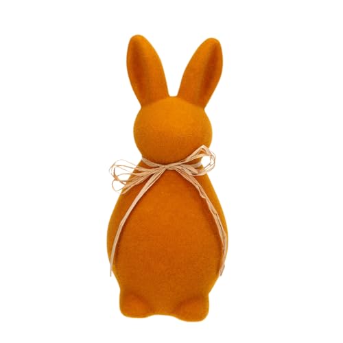 RORPOIR Beflockte Osterhasen Figur Bezauberndes Kaninchen Für Die Osterfeiertage Osterhasen Ornament Für Garten Und Zuhause RORPOIR Beflockte Osterhasen Figur Bezauberndes Kaninchen Für Die Osterfeiertage Osterhasen Ornament Für Garten Und Zuhause von RORPOIR