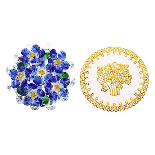 RORPOIR Elegantes Blumentopf-Ornament Aus Kristall Für Die Heimdekoration Schreibtischdekoration Einzigartiges Design von RORPOIR