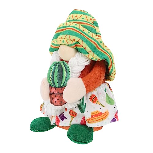 RORPOIR GNOME-Statue Zarte Zwergpuppe Für Die Innendekoration Lustiges GNOME-puppenmaterial Weiche Puppe Ausgestopfte Figuren von RORPOIR