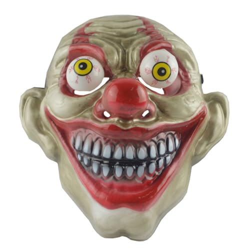 RORPOIR Halloween-Maske Clown-horror Gruselige Dekore Cosplay-maske Cosplay-zombie-maske Hässliche Maske Streiche Für Erwachsene Streich Dekore Geschenk Kindermaske Halloween Augapfel von RORPOIR